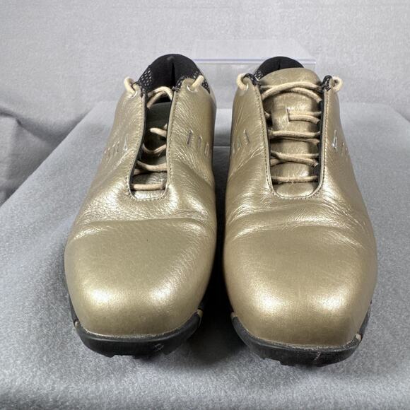 Vintage Gold Nike Air Sport Performance Shoes Womens 8 Golf Traction 314918-701 - Picture 4 of 12